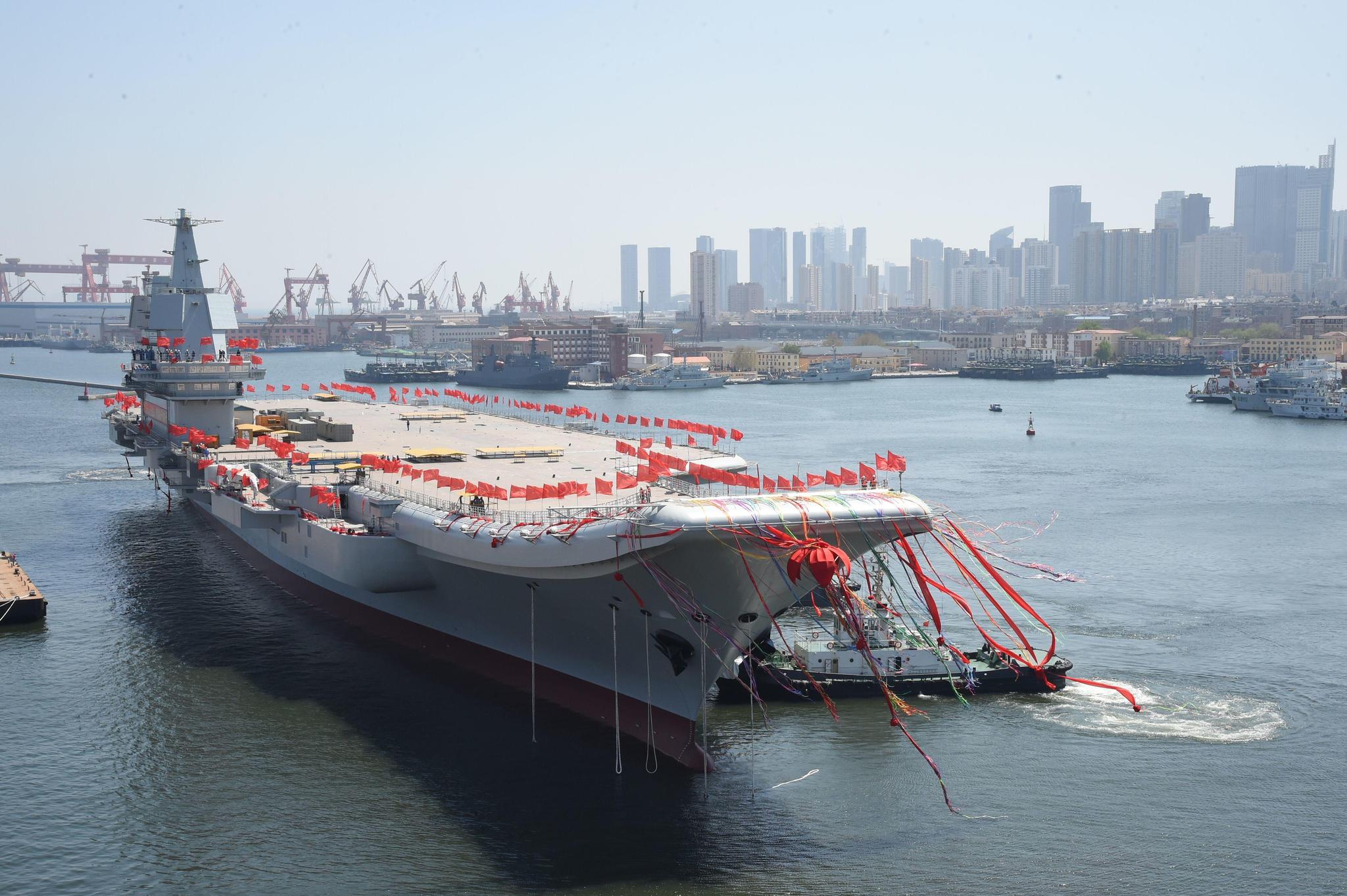2021年中国海军主力舰全家福 - 知乎