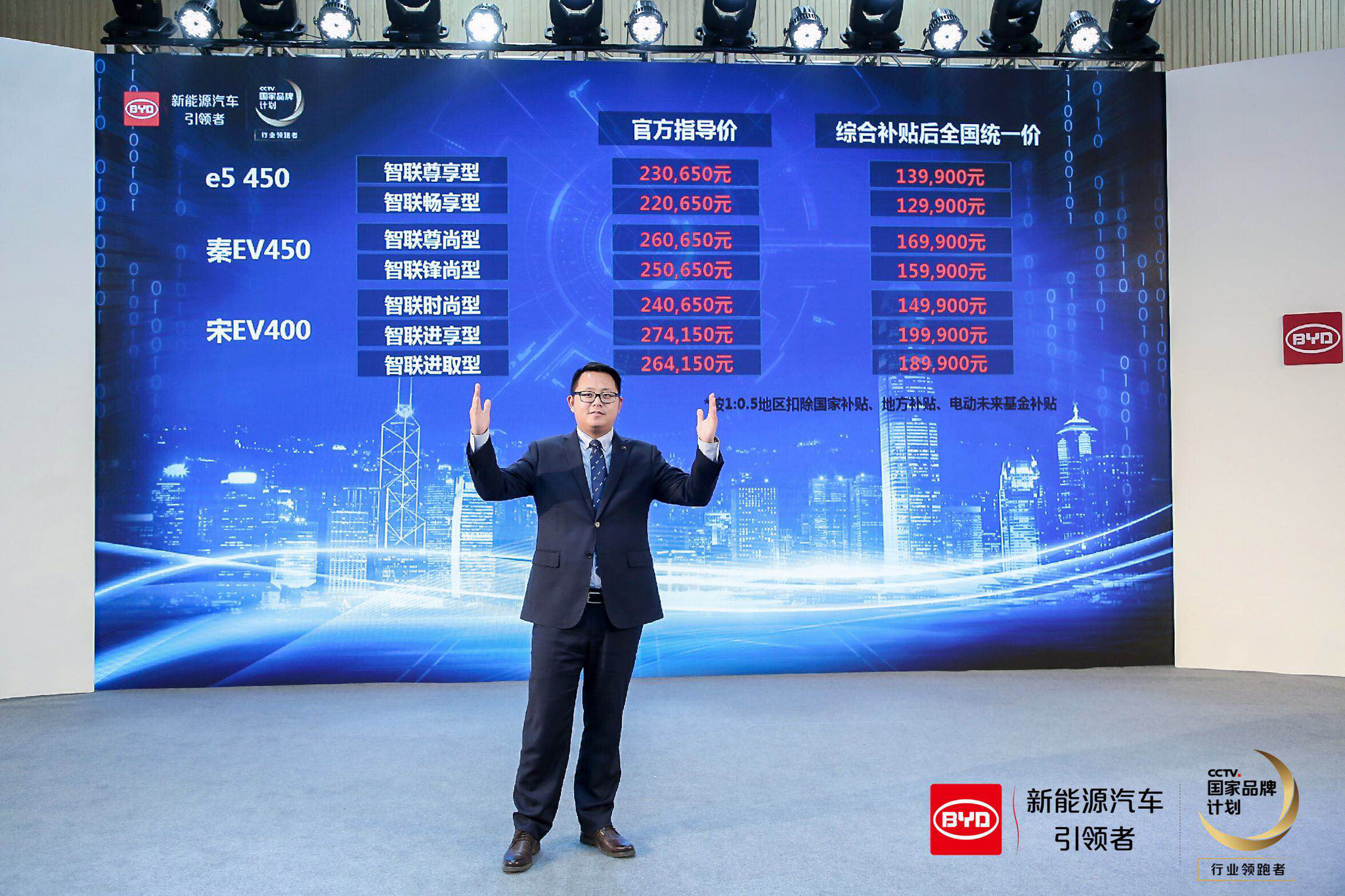 比亚迪EV家族焕新上市，上市一小时订单突破五百辆