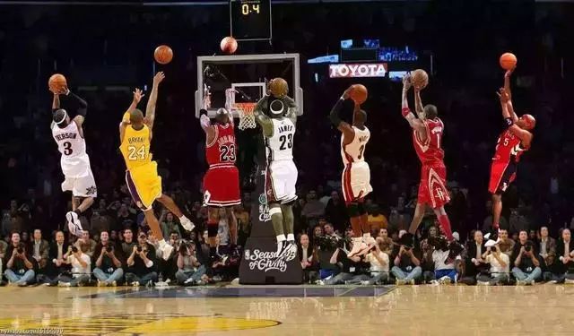 在NBA赛场上,剩下最后一投的话,你会让谁来投?