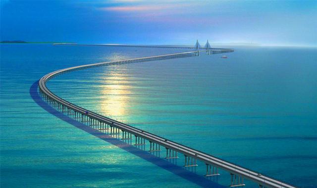 杭州湾跨海大桥 全长36千米 耗资118亿元