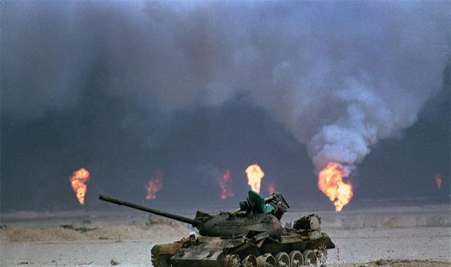 直击: 1991年海湾战争13个震撼镜头实录, 真正的铁火炼狱