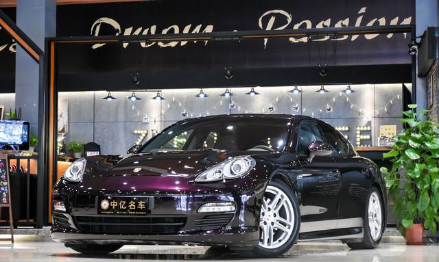 妖艳紫 保时捷 panamera 4｜cars show东莞