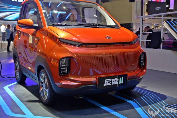 广州车展：陆地小精灵 尼欧Ⅱ电动微型车车展实拍