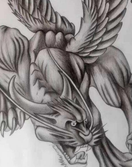 三叔笔下《沙海》的几种纹身 个个神秘 但是他是穷奇纹身确定无疑