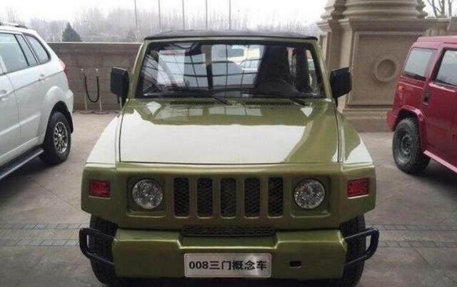 中国JEEP牧马人三门版, 售价8万, 代号008