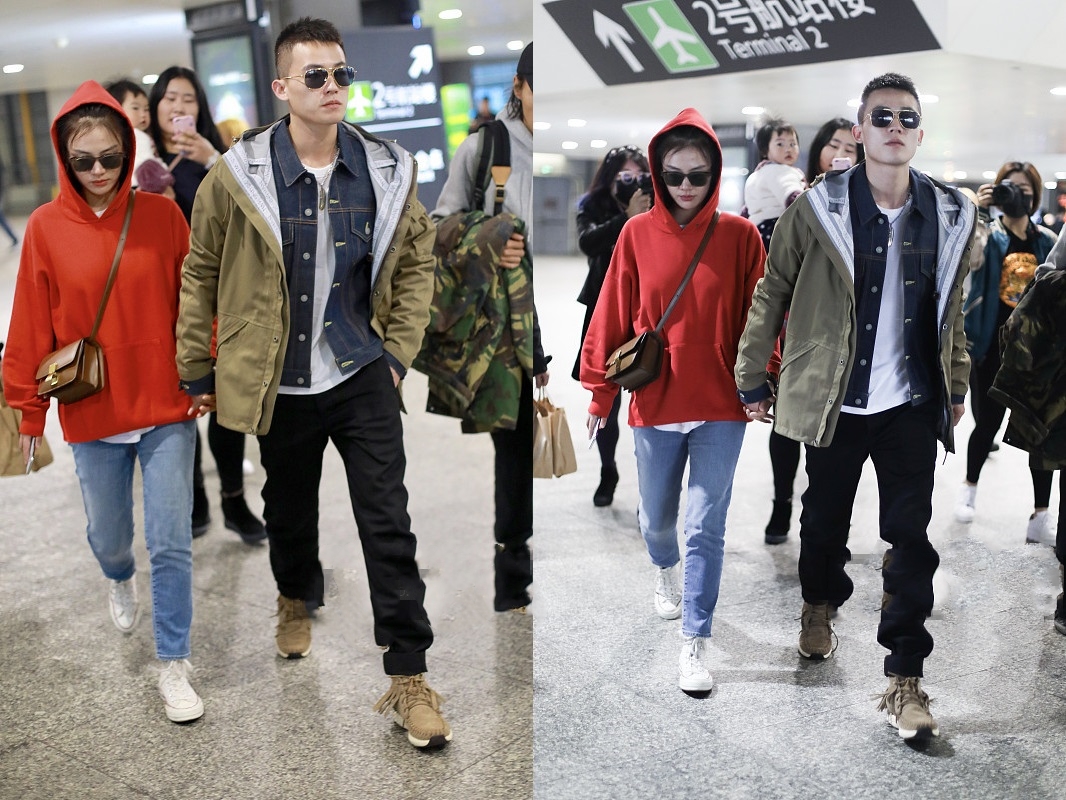 马思纯欧豪分手,两人往日罕见机场情侣秀,网友:明明如此般配!
