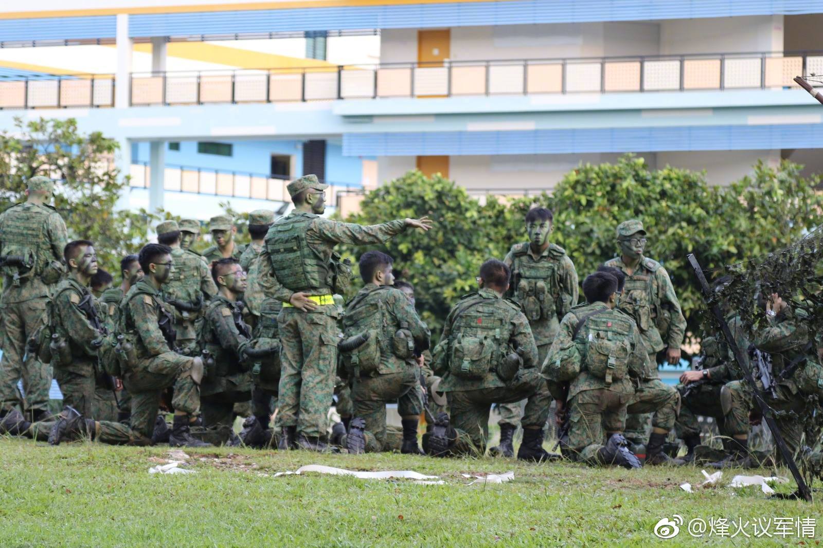 这是在新加坡Khatib军事基地内