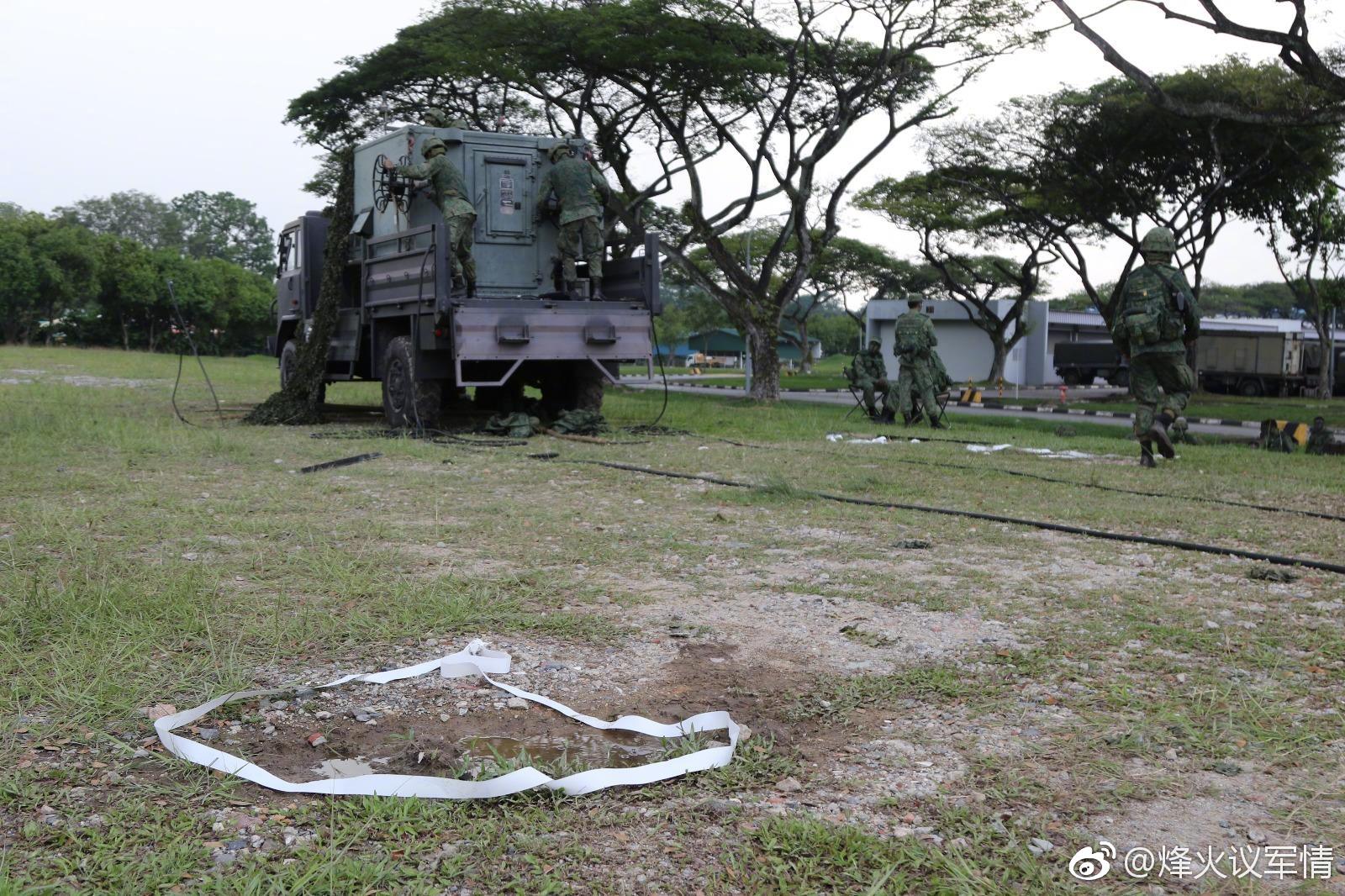 这是在新加坡Khatib军事基地内