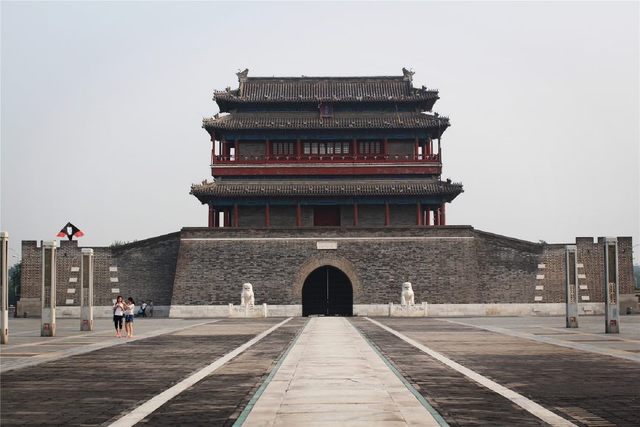 茶盘的消失:重建又轮回的永定门图纸精雕历史图片