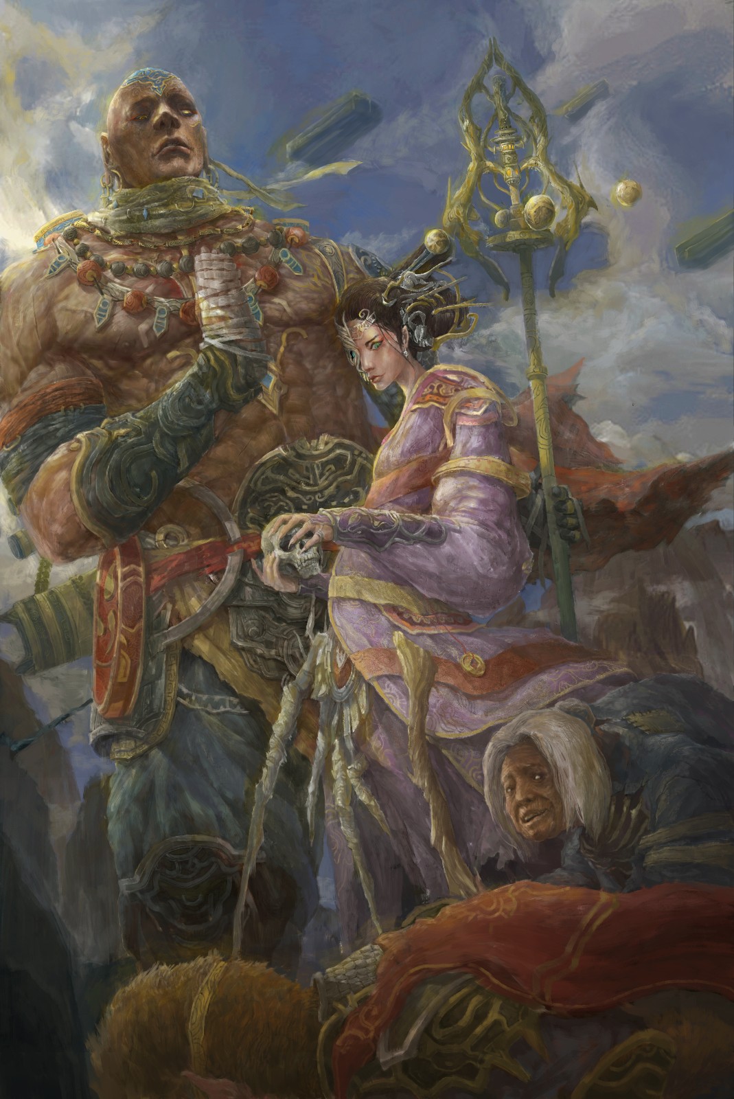 大气磅礴,暗黑魔幻,徐子晖西游《齐天》系列插画全套