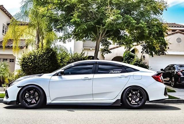 竟然有九出排气的思域?高尔夫和昂克赛拉改装后就低调有内涵了