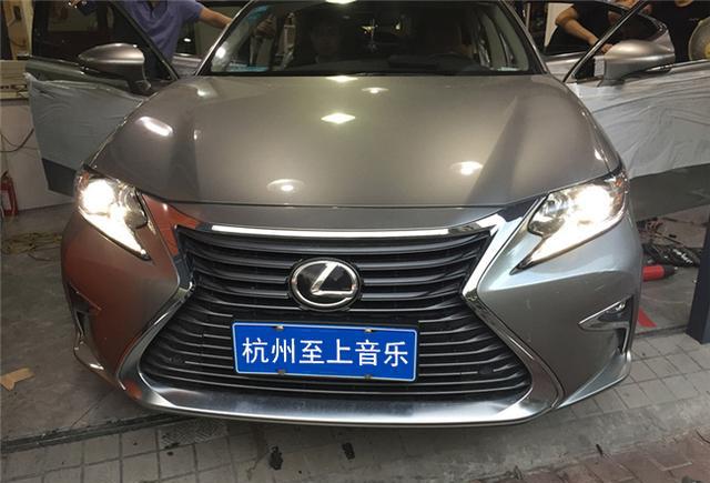 专业音响改装 雷克萨斯ES200汽车音响改装绅士宝R6.2