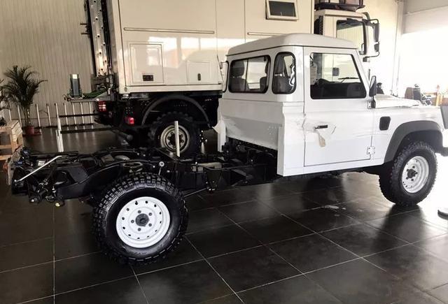 路虎卫士皮卡130底盘特价8台，改装房车、越野车帅到爆！