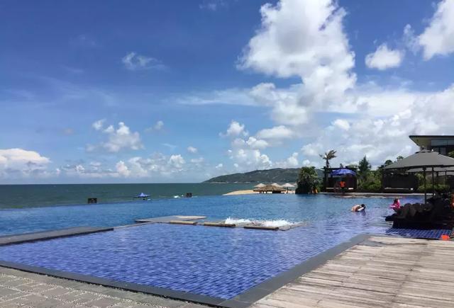 惠州双月湾檀悦豪生酒店,抖音无边际泳池,您来