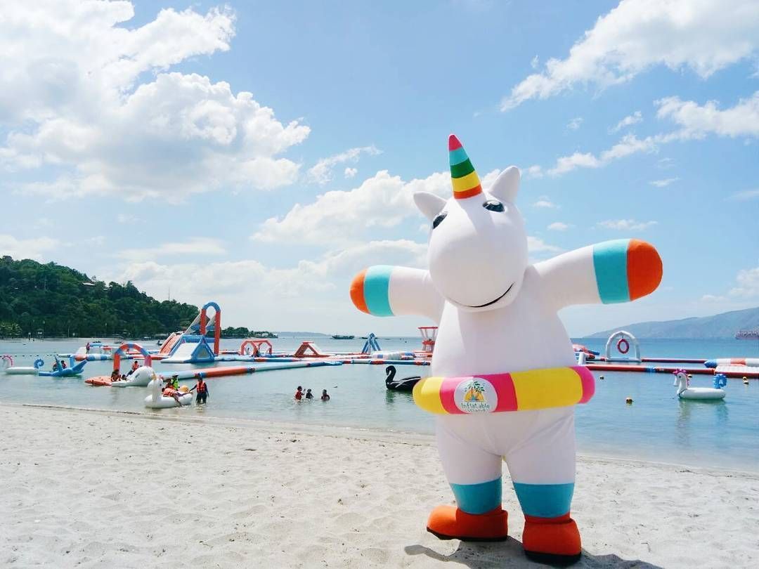 菲律宾马尼拉独角兽乐园这里是全亚洲最大的海上乐园少女心爆棚!