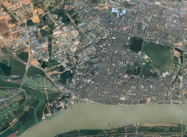 全球最早的高清卫星地图,原来安徽早在50年前