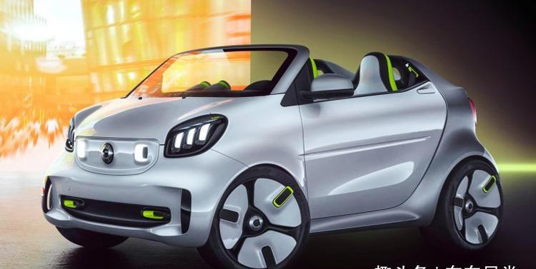 Smart官方发布旗下Forease概念车官图，迷你电动敞篷