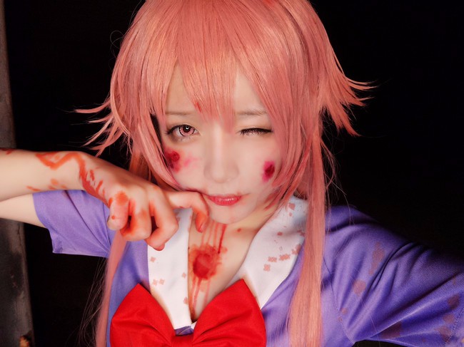 动漫COS:我妻由乃 ,病娇这种属性，有人喜欢吗?有!