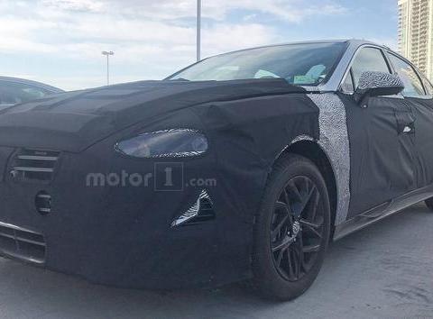 全新索纳塔谍照：或2019年亮相/流体雕塑3.0设计风格