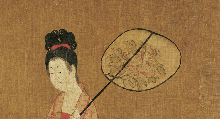 品味国风每日一画唐代画家周昉簪花仕女图高清大图欣赏