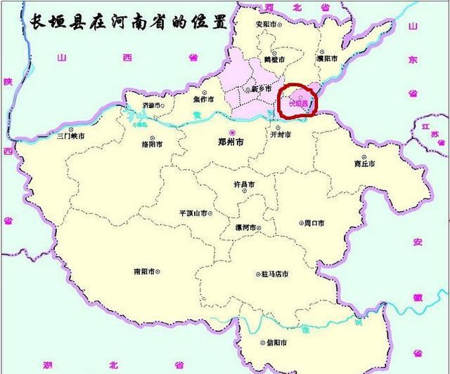 长垣地图县城交通地图_长垣县城人口