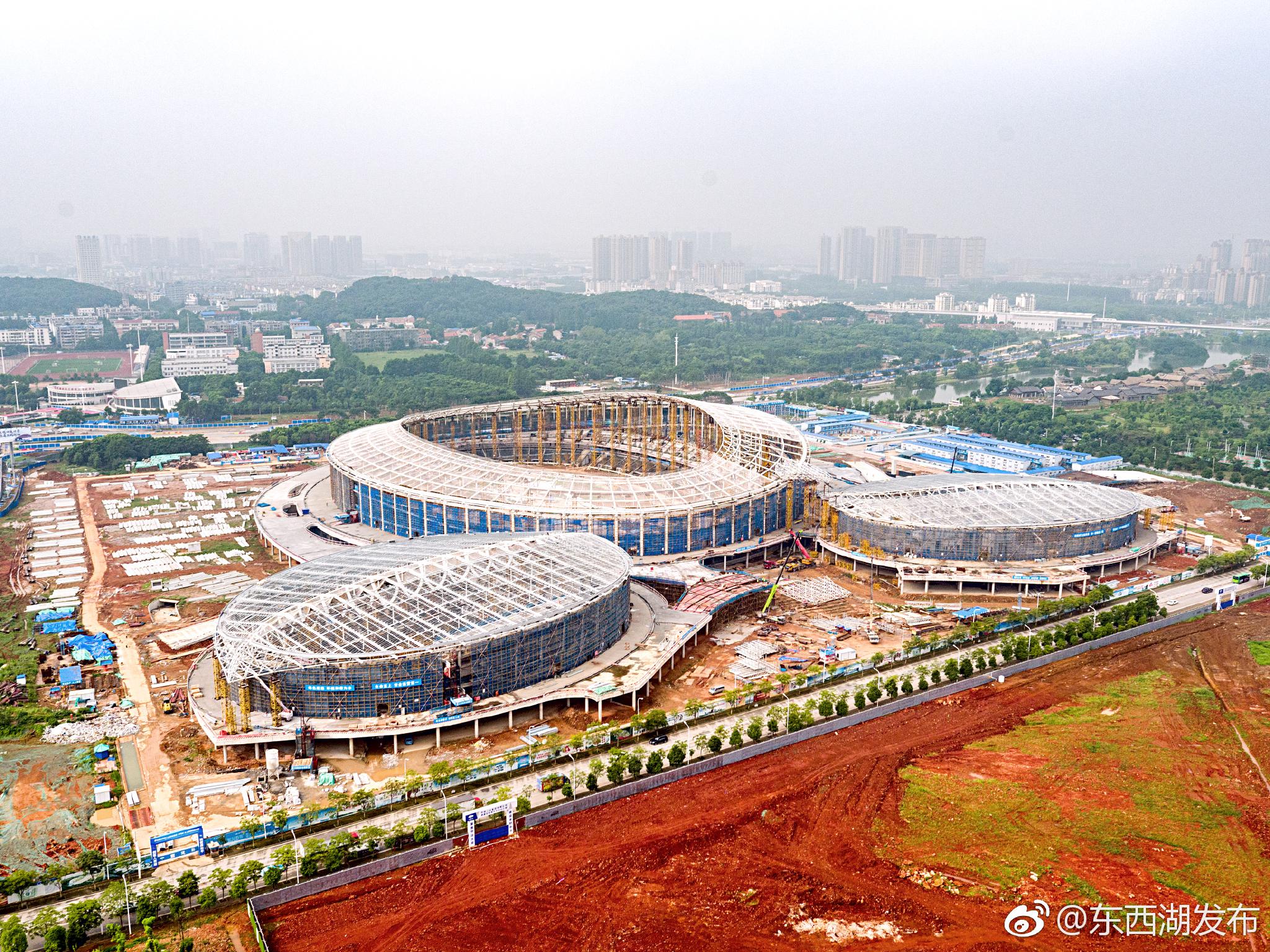 建设对标奥运标准 筹备周期却仅有一半 东西湖体育中心为军运会刷新“临空港速度”