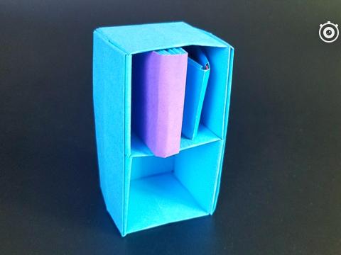 折纸王子教你折纸立体书柜柜子, 儿童喜欢, 好玩的手工diy