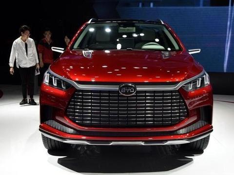 全新的比亚迪唐颜值完全可以和长城VV7一较高下