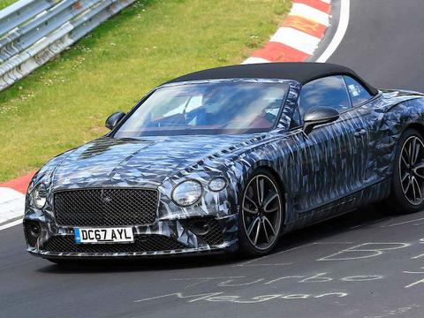 全新宾利欧陆GTC敞篷版谍照曝光 插混版正在研发