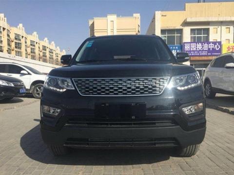 廉价版“路虎发现”，看正面完全分不清真假!车身的喷字煞风景了