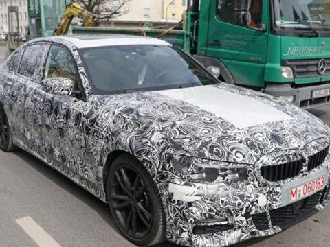 换上电子手刹了，宝马新3系谍照信息量有点大！!