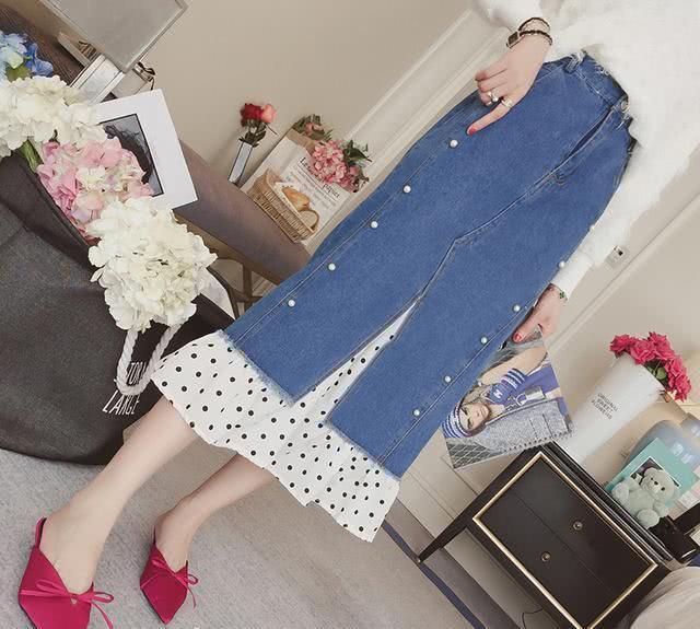 萌妹子快看过来,满满少女心的高腰百褶裙,让你