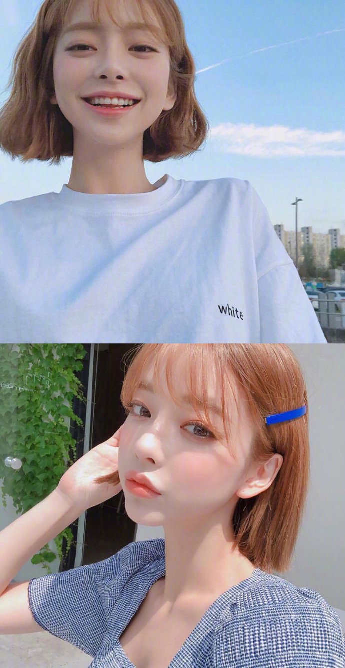 韩国品牌chuu的当家麻豆姜泰莉 笑容好甜好温柔