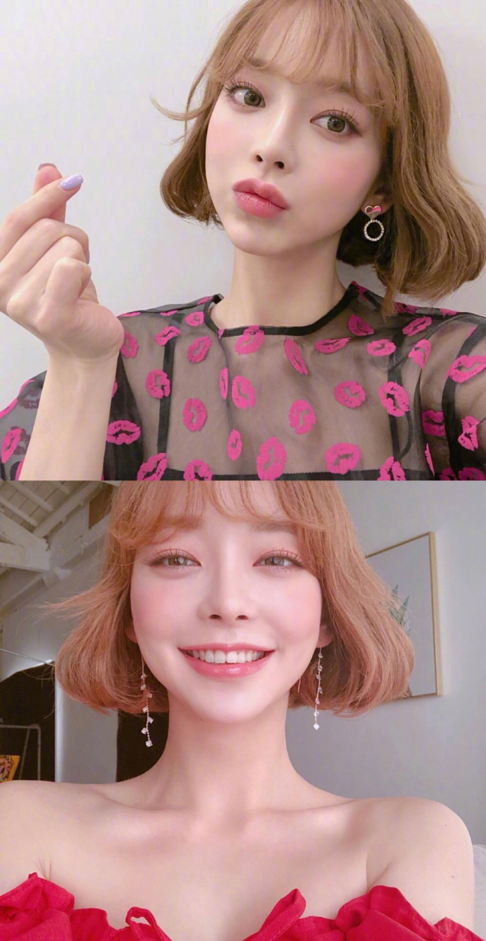 韩国品牌chuu的当家麻豆姜泰莉 笑容好甜好温柔