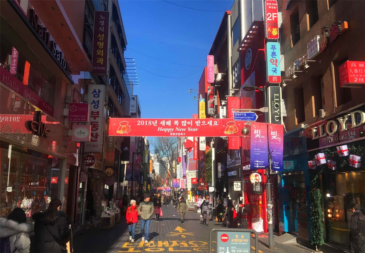 2018韩国旅游业依然艰难,没有中国游客,街头空