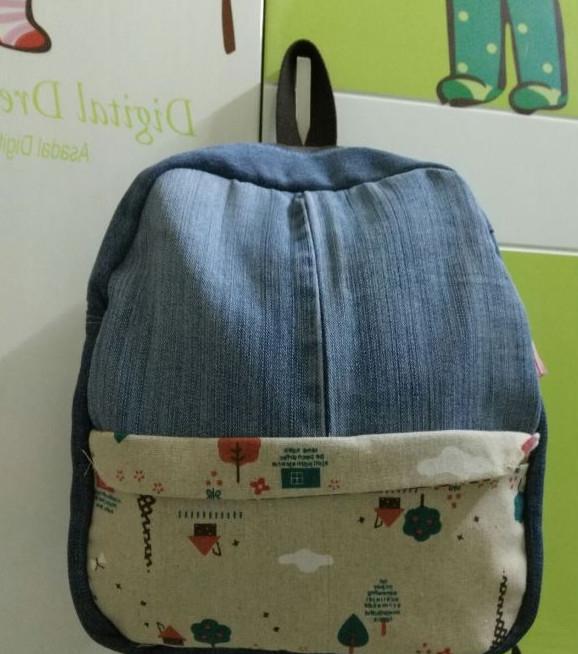 漂亮的森女系牛仔包包 喜欢自己做手工的朋友