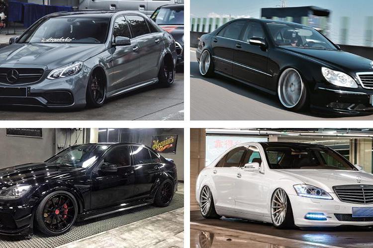 八年玩了10辆改装车，最后这辆罕见白色奔驰S级改得超有品味！