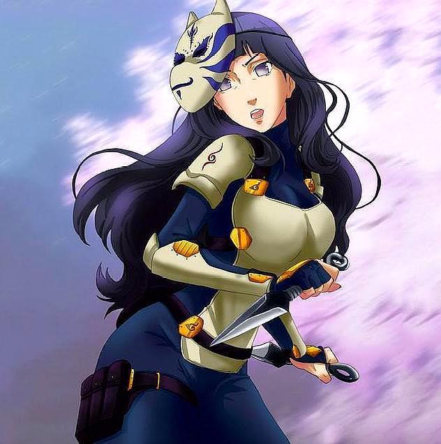 《火影忍者》木叶村的美女换成暗部造型后，网友:雏田太惊艳了