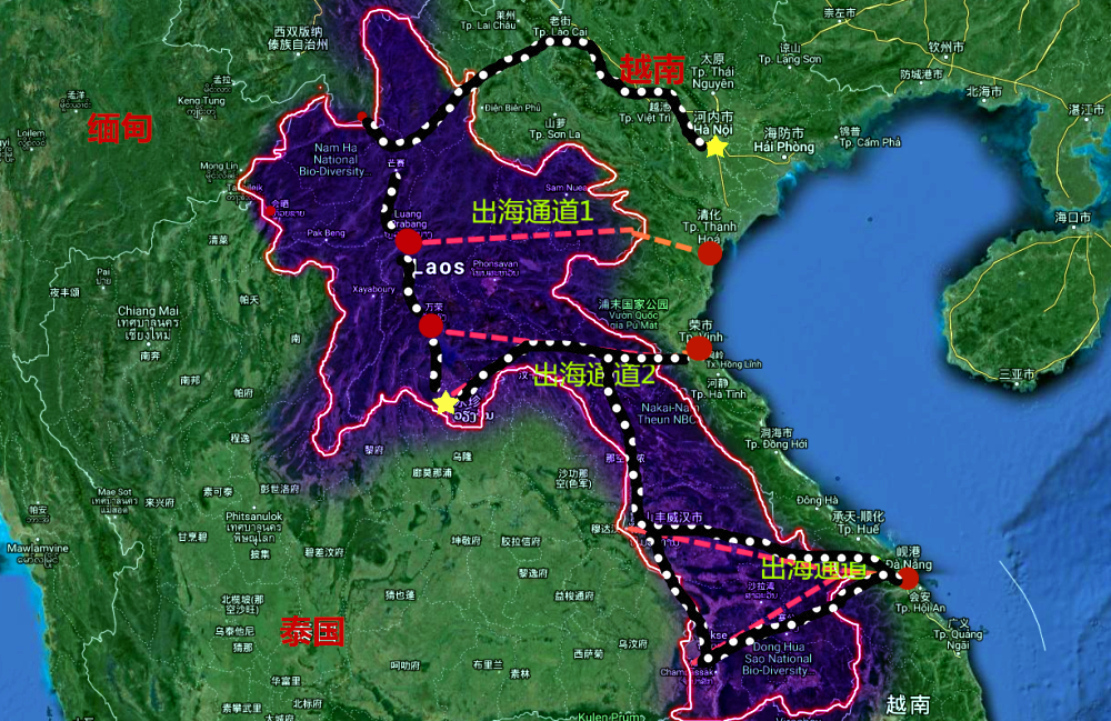 作为传统友邦越南却不给老挝提供出海通道网友就看中国了