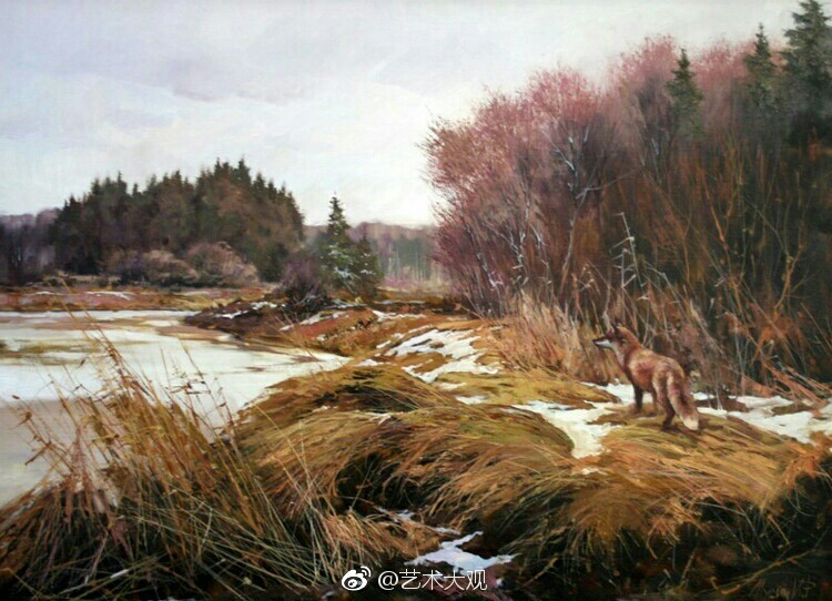 哈萨克斯坦画家musin lrik风景油画欣赏-2