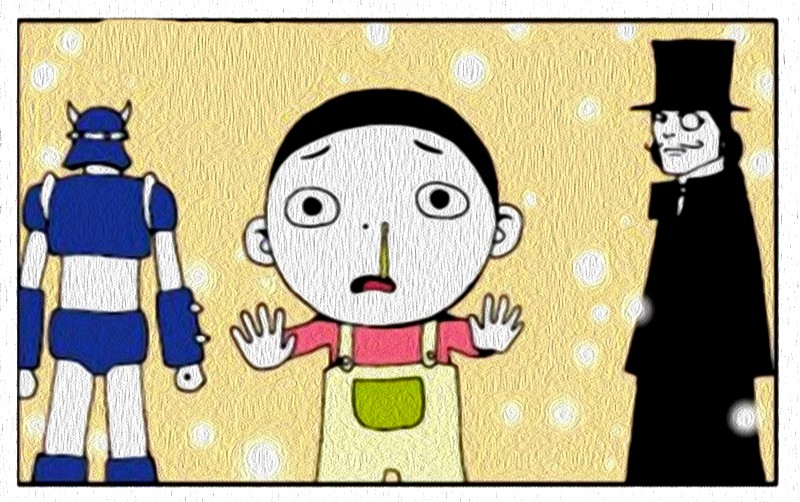 搞笑漫画:神秘老人送穷人节日礼物