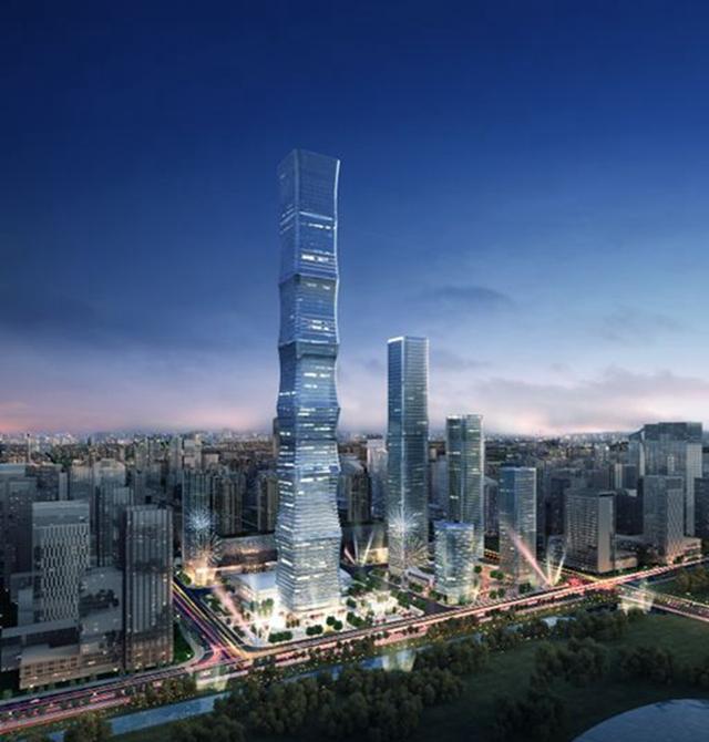 518米! 合肥在建第一摩天楼, 看看造型你认为如
