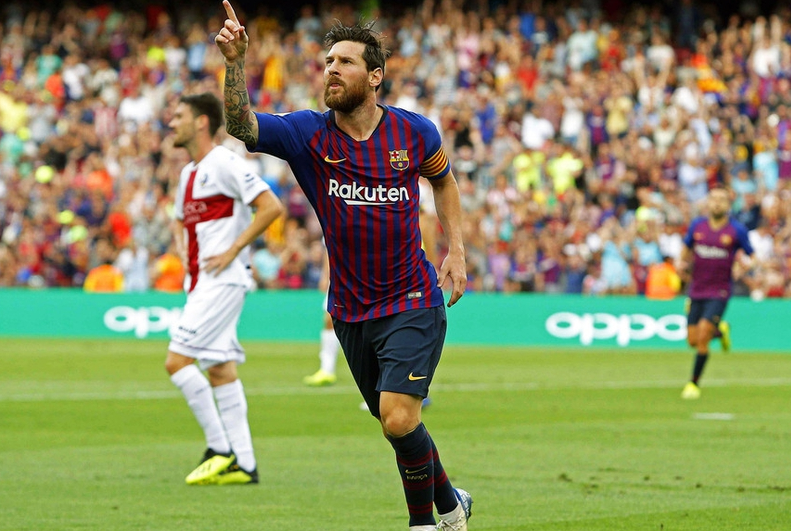 梅西犯罪式进球+让点苏神 西甲没有C罗球哥玩