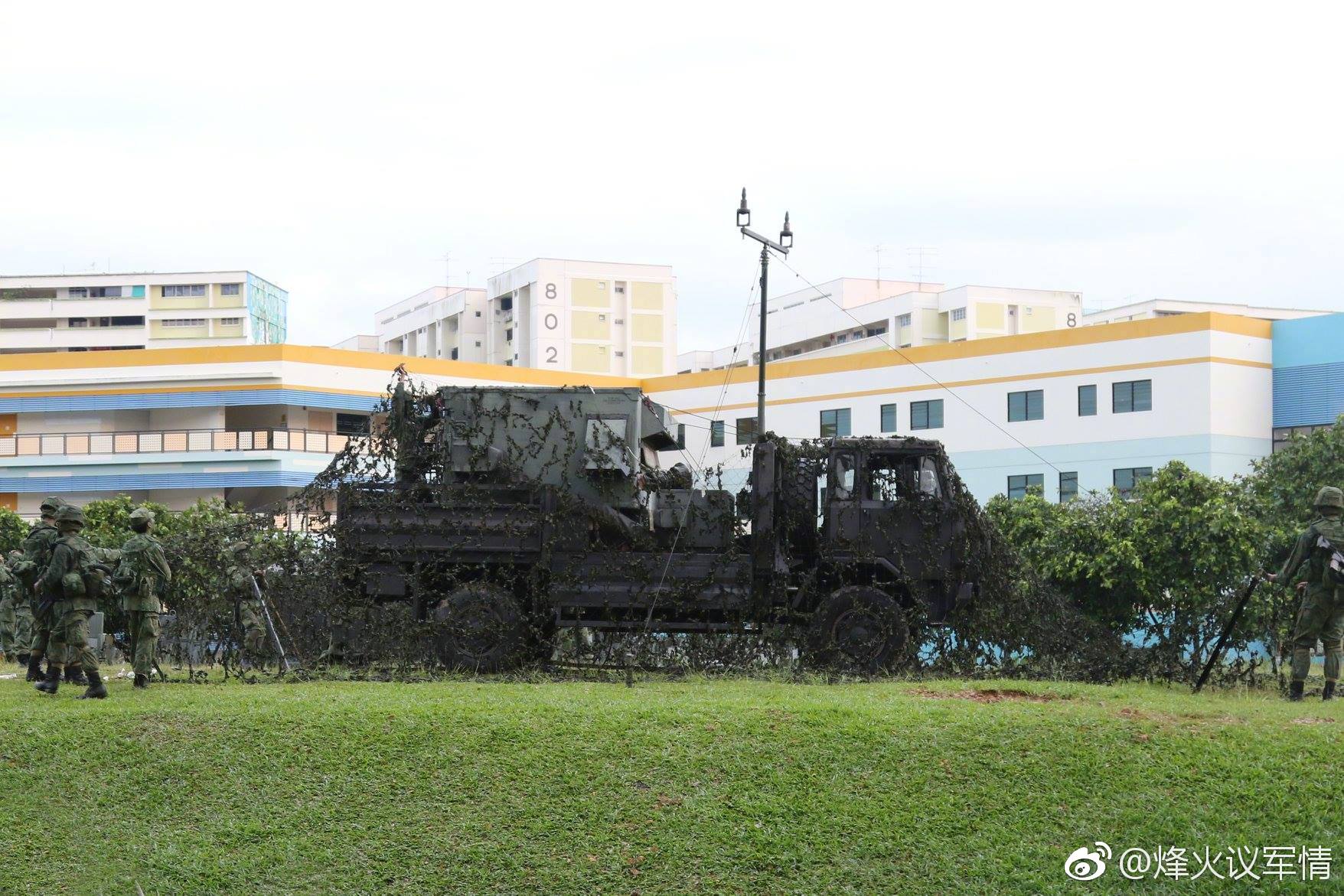 这是在新加坡Khatib军事基地内