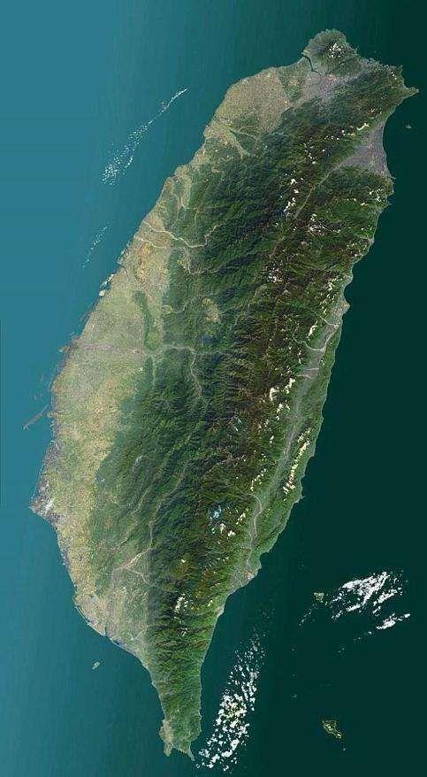 鸟瞰中国台湾纵览台湾城乡百态从高空俯瞰岛灵山水美