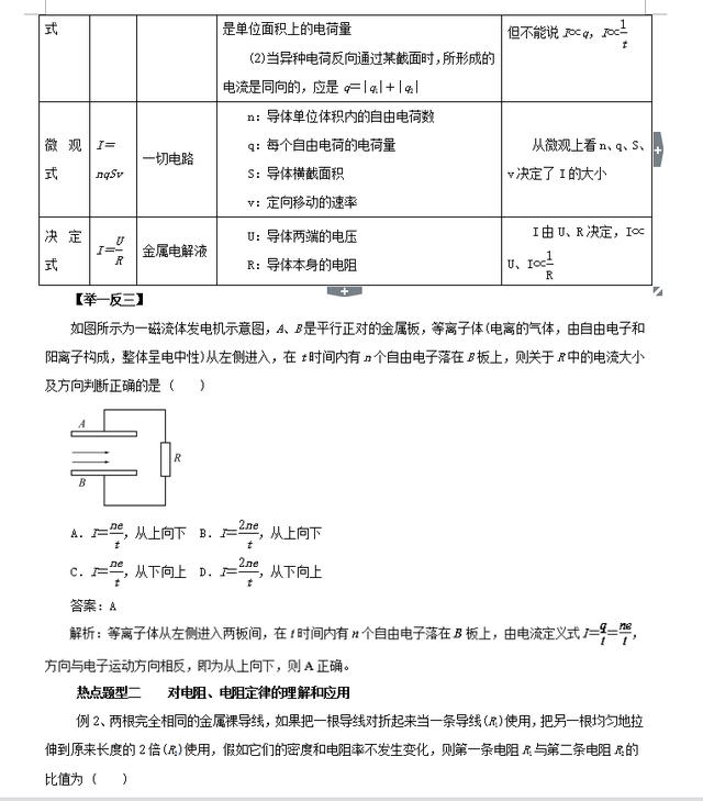 近五年高考物理所有必考题型掌握大全:电学部