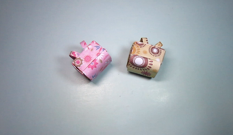 迷你小书包的折法竟然这么简单,几分钟就完成