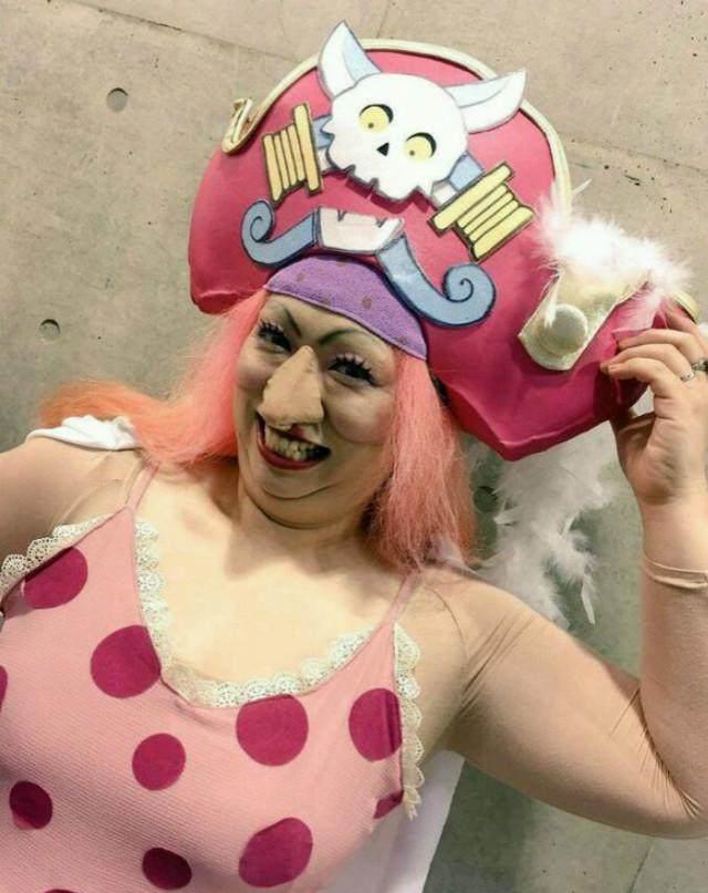 《海贼王》四皇大妈的灵魂cos, 除了体型, 身材和气质完美