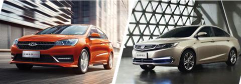 中国品牌精品车型艾瑞泽5深度PK帝豪GL