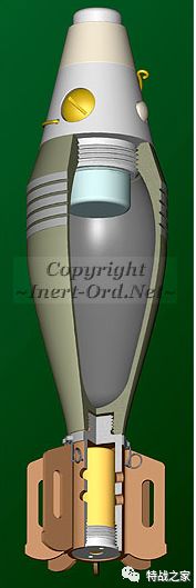 爆炸的产生的大量气体冲出药室四周的小孔从而将炮弹射出炮口